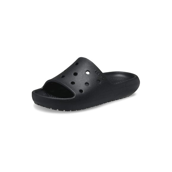 Crocs Classic Slide V2 (Little Kids/Big Kids) Black 4 Big Kid M - Picture 1 of 1